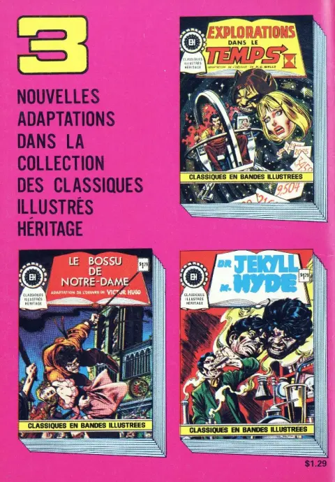 Verso de l'album Classiques illustrés Tome 6 Dracula