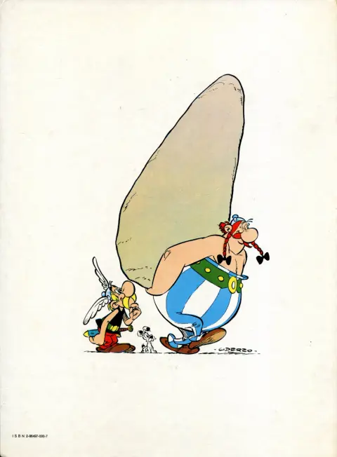 Verso de l'album Astérix Tome 25 Le grand fossé