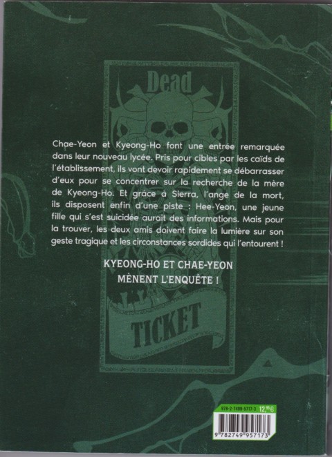 Verso de l'album Hero Ticket 3