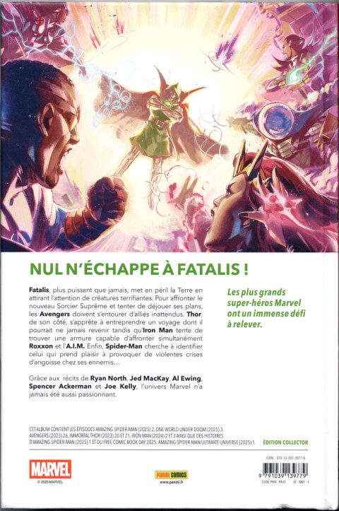 Verso de l'album Marvel World Volume 02