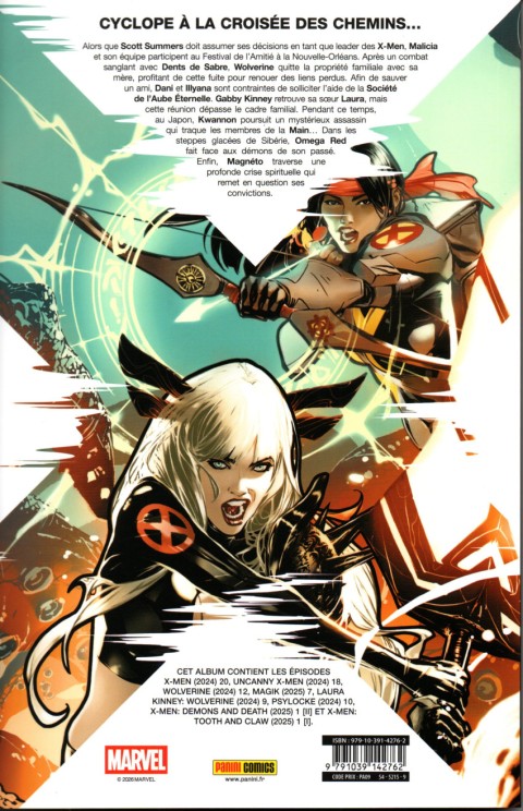 Verso de l'album X-Men 27