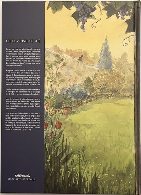 Verso de l'album Les buveuses de thé