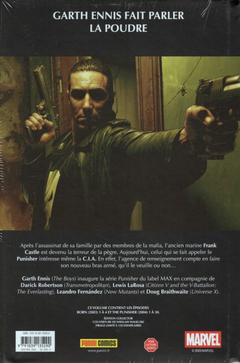 Verso de l'album The Punisher 2