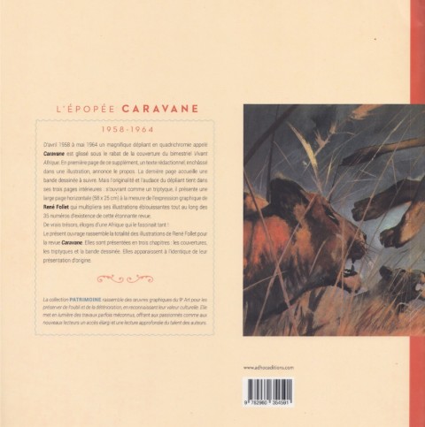 Verso de l'album L'épopéeCaravane