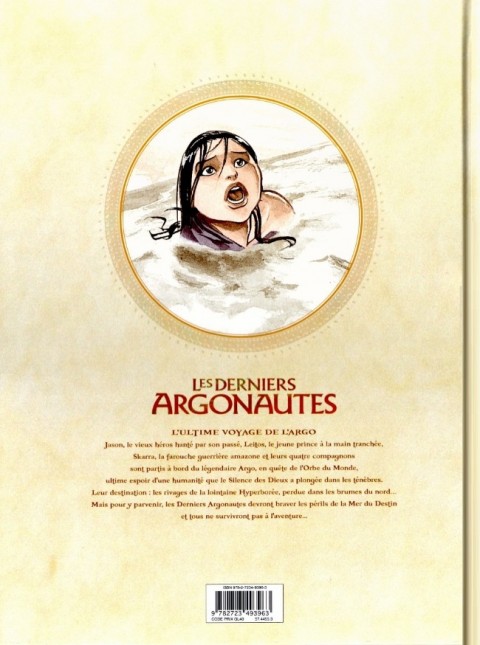 Verso de l'album Les Derniers Argonautes Tome 2 La Mer du destin