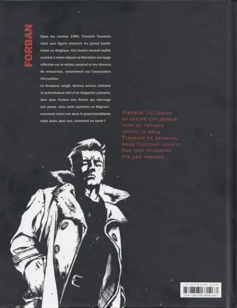 Verso de l'album Forban