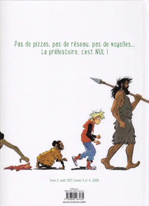 Verso de l'album Frnck Tome 1 Le Début du commencement