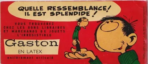 Verso de l'album Gaston Tome 0