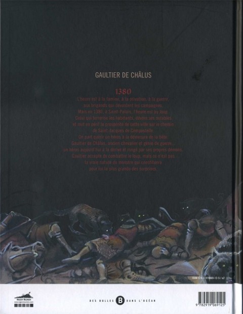 Verso de l'album Gaultier de Châlus Tome 1 Loup