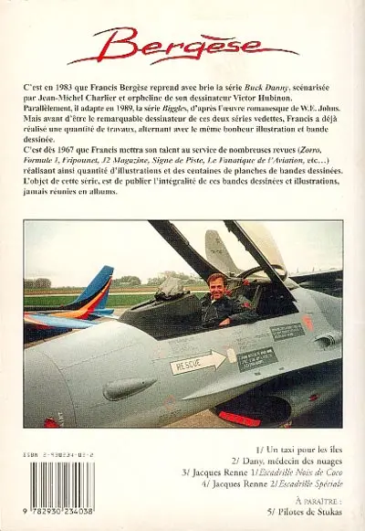 Verso de l'album Jacques Renne /2 Escadrille spéciale