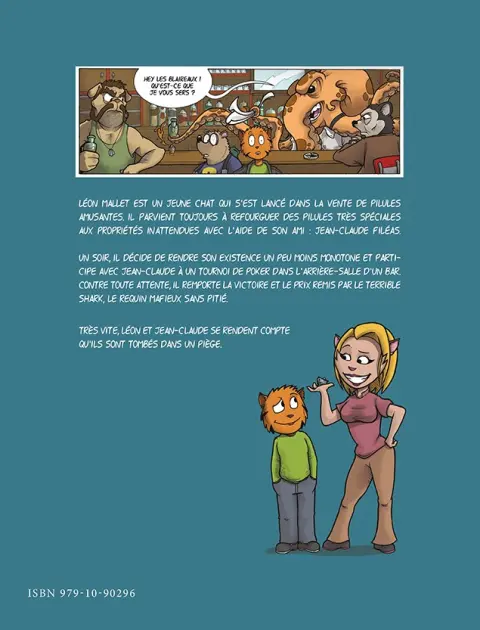 Verso de l'album Léon Mallet Tome 1 Le chat qui n'a rien demandé