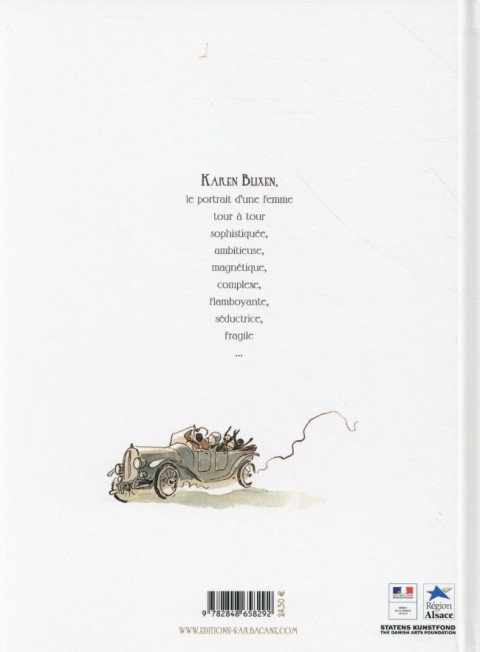 Verso de l'album La Lionne La lionne - Un portrait de Karen Blixen