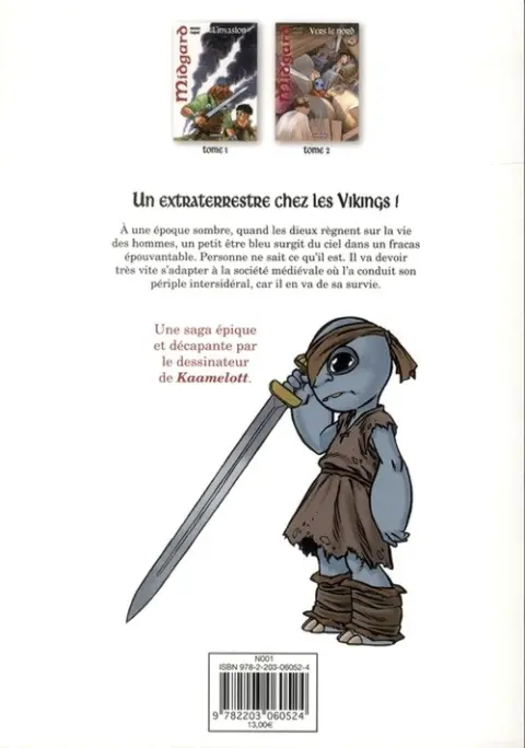Verso de l'album Midgard Tome 2 Vers le nord