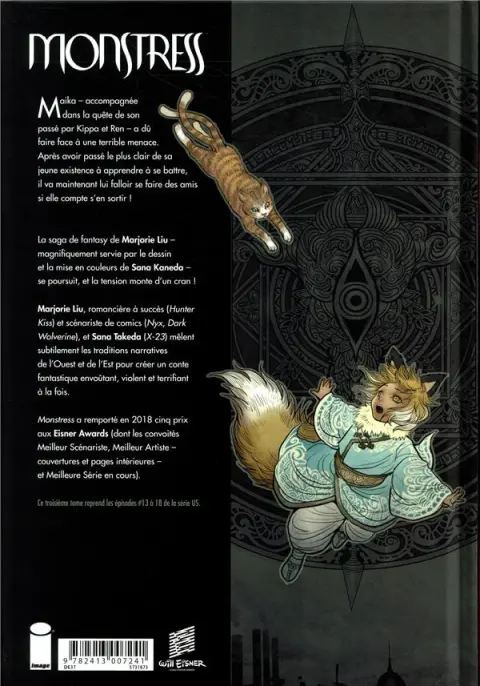 Verso de l'album Monstress 3 Erreur fatale