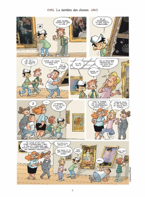 Verso de l'album Le Musée des bozarts Tome 1