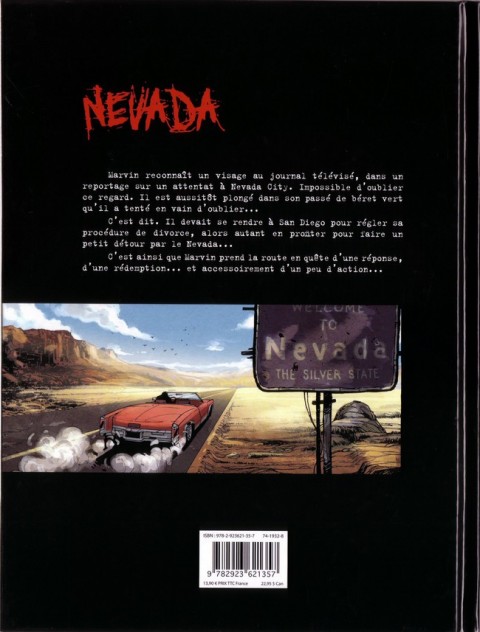 Verso de l'album Nevada 1e partie
