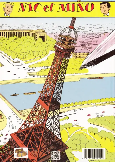 Verso de l'album Nic et Mino Le Coffre à BD Tome 6 La chasse aux milliardaires