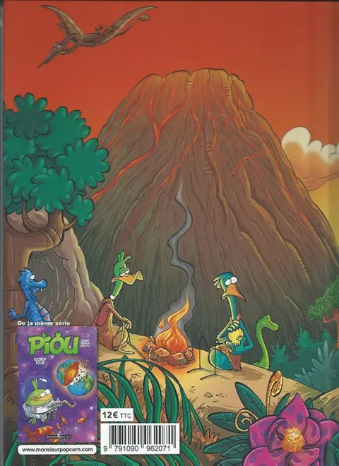 Verso de l'album Le Piou Tome 4 Jurassic Piou