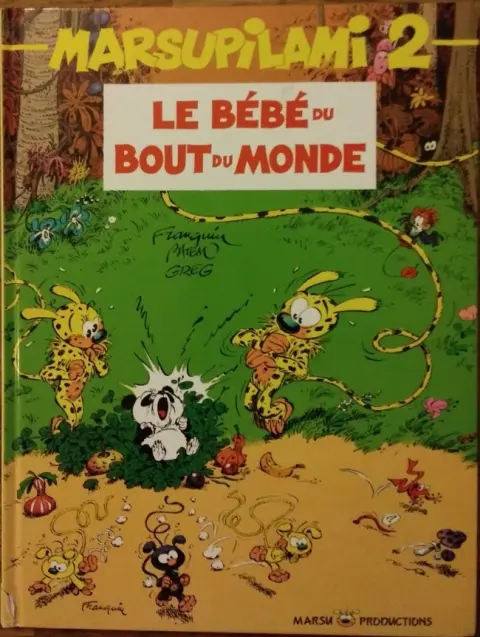 Couverture de l'album Marsupilami Tome 2 Le bébé du bout du monde
