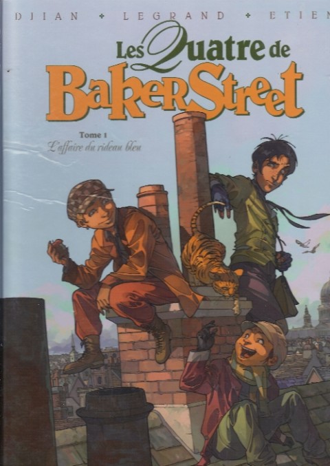 Couverture de l'album Les Quatre de Baker Street Tome 1 L'affaire du rideau bleu