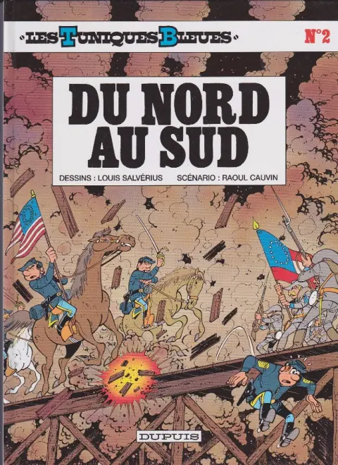 Couverture de l'album Les Tuniques Bleues Tome 2 Du nord au sud