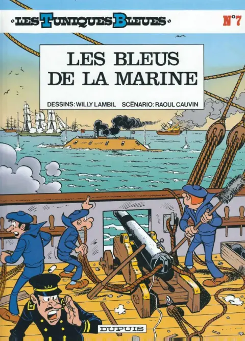 Couverture de l'album Les Tuniques Bleues Tome 7 Les bleus de la marine