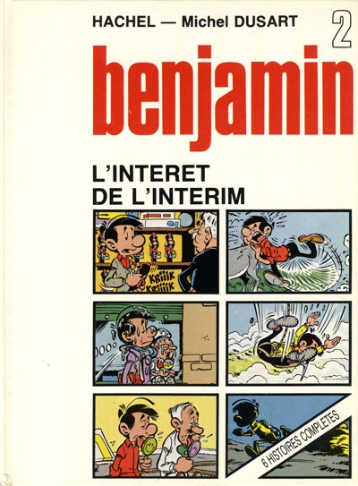 Couverture de l'album Benjamin Tome 2 L'intérêt de l'intérim