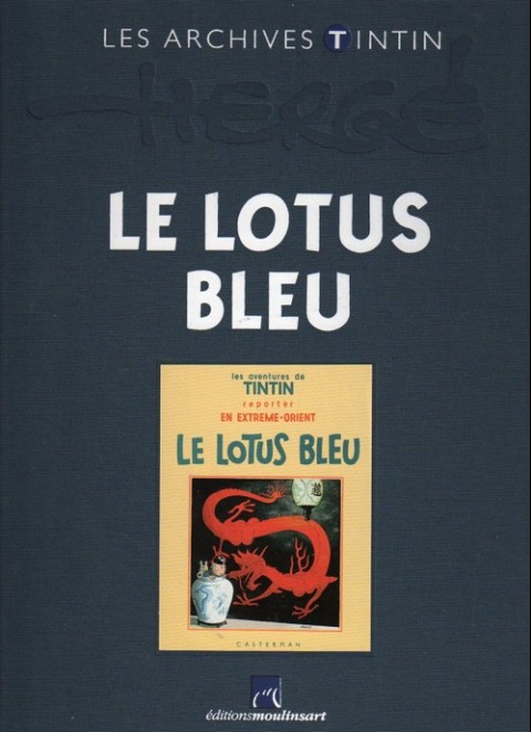 Couverture de l'album Les archives Tintin Tome 39 Le Lotus Bleu