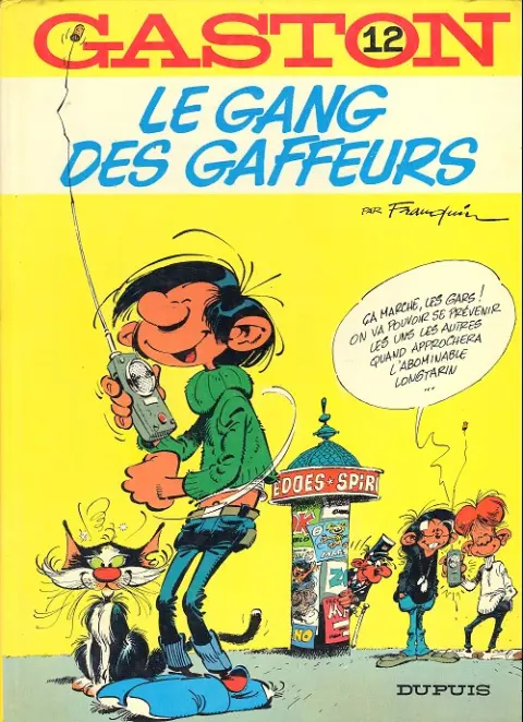Couverture de l'album Gaston Tome 12 Le gang des gaffeurs