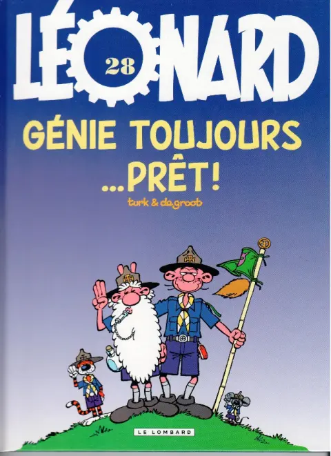 Couverture de l'album Léonard Tome 28 Génie toujours... prêt !