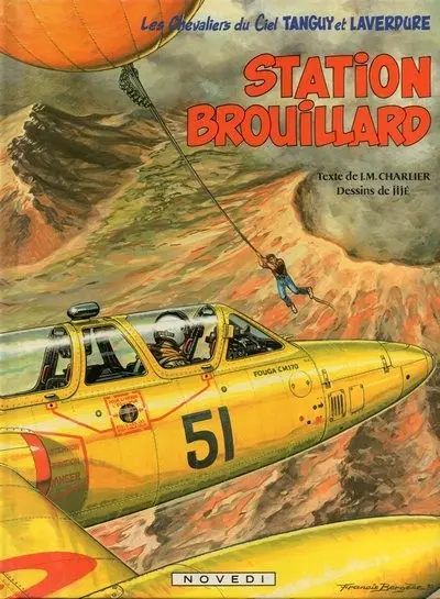 Couverture de l'album Tanguy et Laverdure Tome 22 Station brouillard