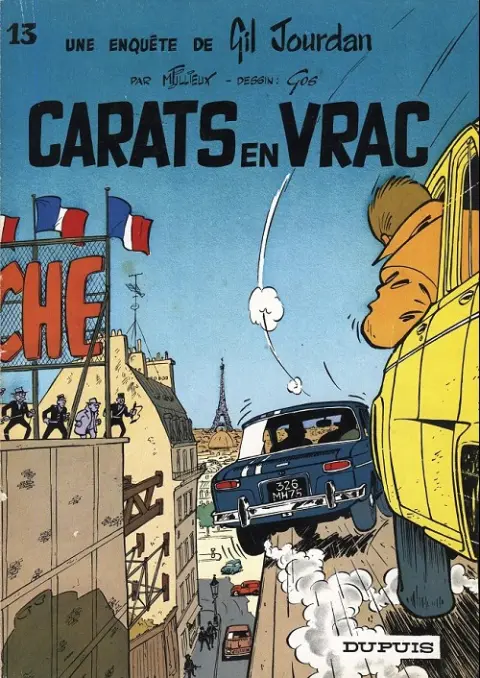 Couverture de l'album Gil Jourdan Tome 13 Carats en vrac