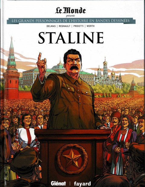 Couverture de l'album Les grands personnages de l'Histoire en bandes dessinées Tome 37 Staline