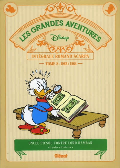 Couverture de l'album Les Grandes aventures Disney Tome 8 1962/1963 : Oncle Picsou contre Lord Hambar et autres histoires