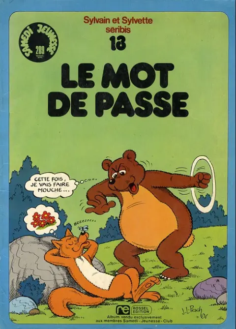 Couverture de l'album Sylvain et Sylvette Tome 13 Le mot de passe
