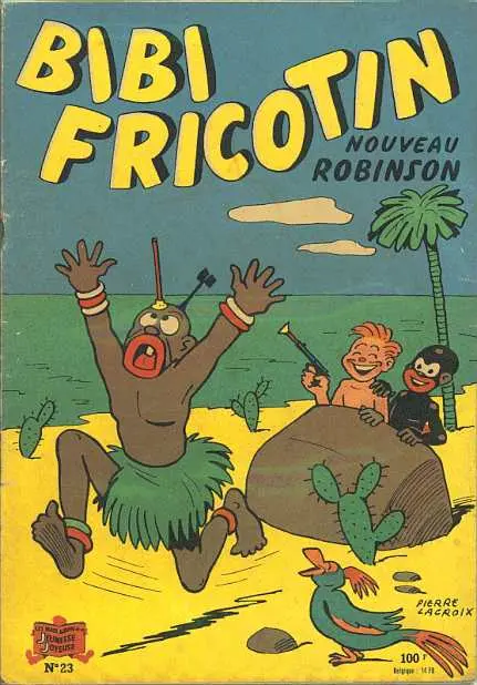 Bibi Fricotin 2e Série - Societé Parisienne d'Edition Tome 23 Bibi Fricotin nouveau Robinson