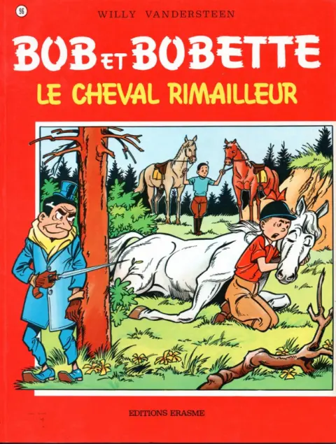 Couverture de l'album Bob et Bobette Tome 96 Le cheval rimailleur