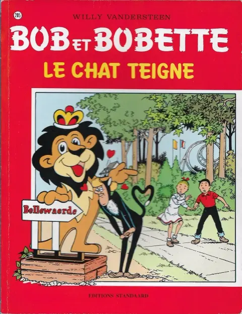 Couverture de l'album Bob et Bobette Tome 205 Le chat teigne