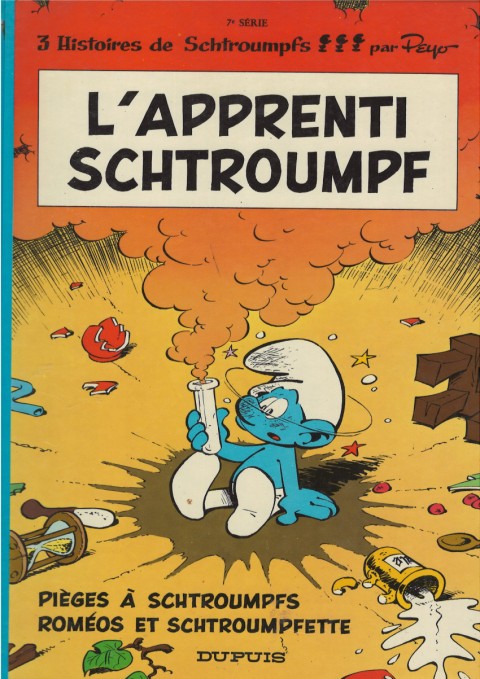 Couverture de l'album Les Schtroumpfs Tome 7 L'apprenti schtroumpf