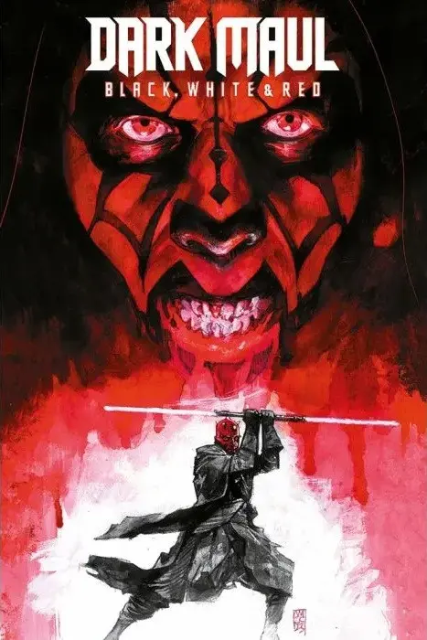 Star Wars - Dark Maul Black, White & Red