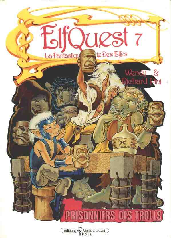 Couverture de l'album ElfQuest - La Fantastique quête des elfes Tome 7 Prisonniers des trolls