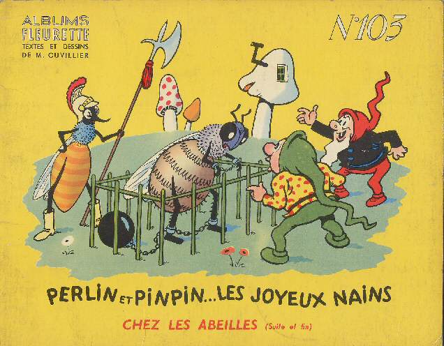 Couverture de l'album Perlin et Pinpin... Les joyeux nains Tome 3 chez les abeilles (suite et fin)