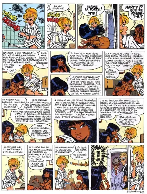 Planche de l'album Natacha Tome 3 La mémoire de métal