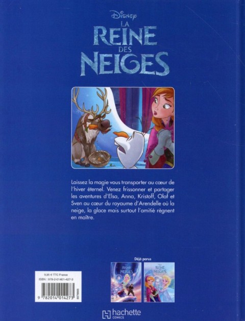 Verso de l'album La Reine des neiges Tome 3 Sous le soleil d'Arendelle