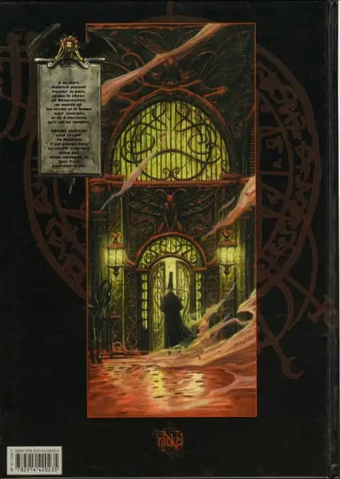 Verso de l'album Requiem Chevalier Vampire Tome 8 La reine des âmes mortes