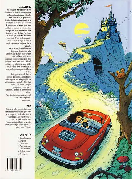 Verso de l'album Sam Tome 7 A grognerie