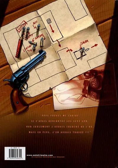 Verso de l'album Sexy Gun Tome 1 Mack-the-knife
