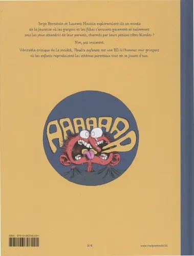 Verso de l'album Tendre Enfance