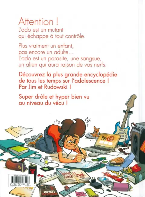 Verso de l'album Tom Mais tous les ados sont comme ça ?!