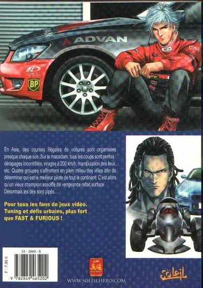 Verso de l'album Top speed underground 1